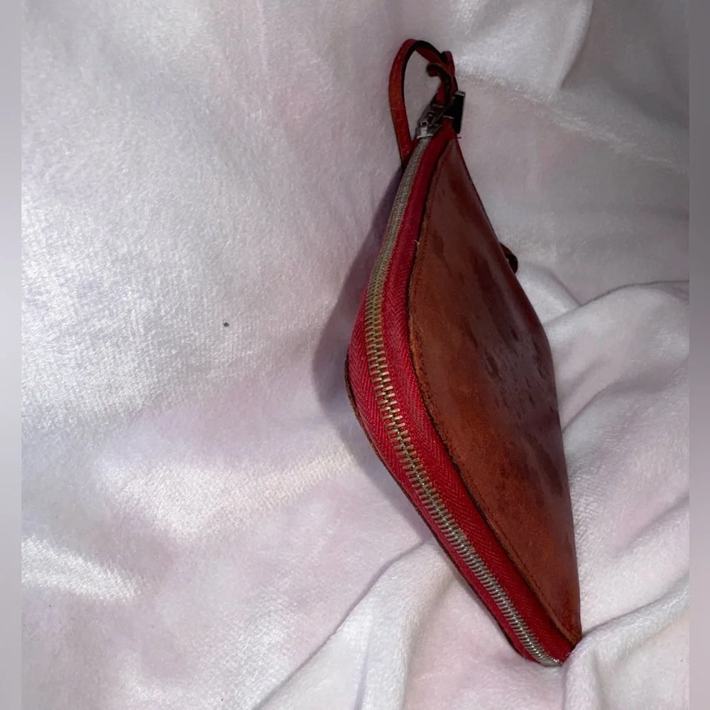 Hermès Zip Clutch Vintage, Rare Find, Excellent Condition-Rouge H- - Picture 4 of 16